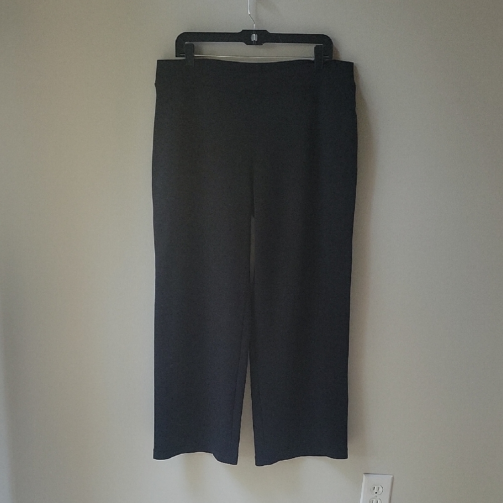 J.‎ Jill Black Wide Leg Stretch Pants Pull On Women Size Petite Large